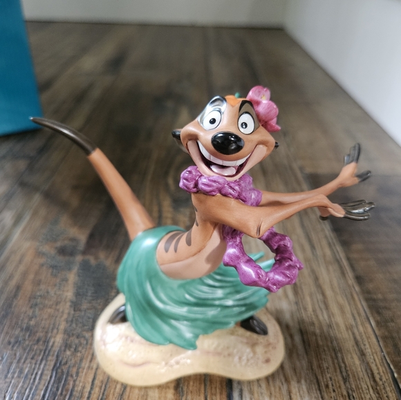 Walt Disney Classic Collection "Luau Timon" Figurine From The 1998 The Lion King - Picture 8 of 11
